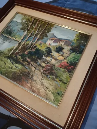 Cuadro pintado al oleo