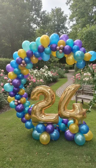 Composiciones de globos para eventos