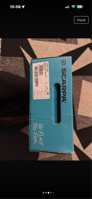 Scarpa mescalito Mid gtx numero 43