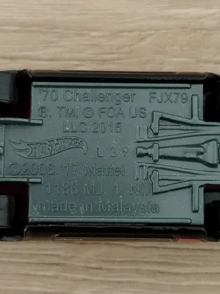 Hot Wheels '70 Dodge Challenger Nero