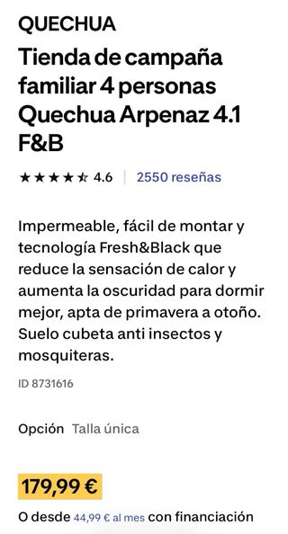 Tenda da campeggio Decathlon Arpenaz Family 4.1