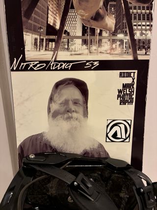 Tabla Snowboard Nitro + Fijaciones Flow