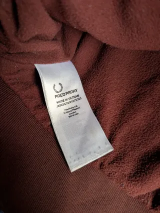 Chaqueta Fred Perry bordeus