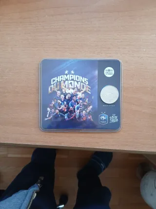Moneda 10 euros Champions du Monde Fútbol