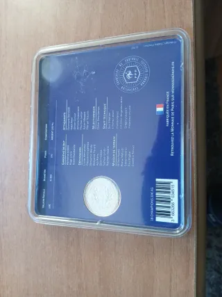 Moneda 10 euros Champions du Monde Fútbol