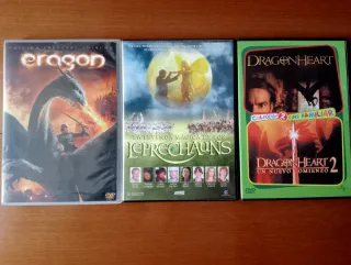 Lote 3 DVDs Cine Dragones