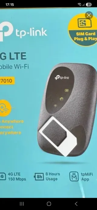 TP-Link 4G LTE Mobile Wi-Fi 150 Mbps