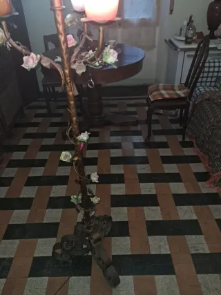 Lampada terra vintage stile fiorentino