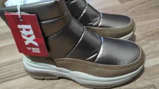 Botines XTI Beige y Dorado