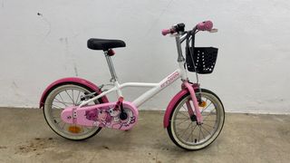 Bicicleta infantil nina Btwin rosa 16 pulgadas