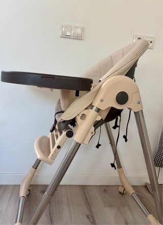 Trona bebé color beige