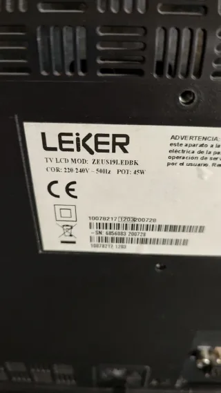 TV LED Leiker 19 Negra