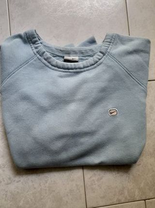 Felpa Nike ricamata vintage blu