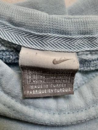 Felpa Nike ricamata vintage blu
