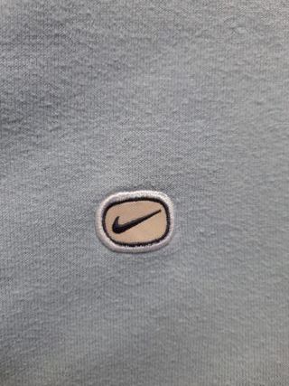 Felpa Nike ricamata vintage blu