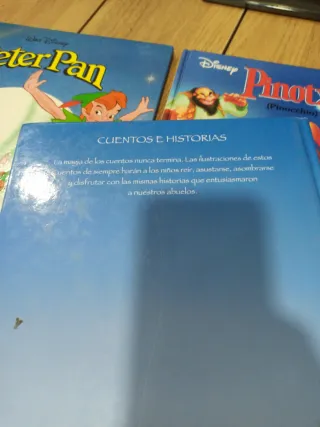 Cuentos de siempre regalo pinoxo y peter pan