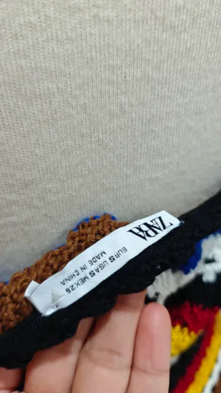 Vestido Zara Multicolor