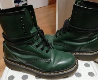 Botas Dr Martens verdes, talla 37