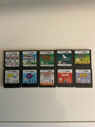 Nintendo DSi XL Blu con 10 giochi