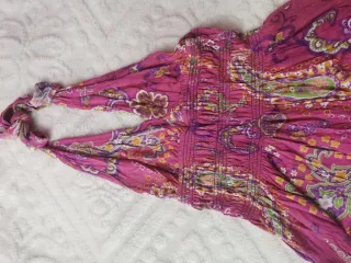 Vestido largo Sfera estampado paisley