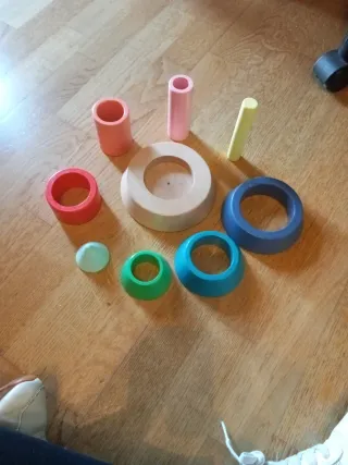 Pirámide de madera para montar