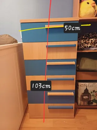 Cómoda Sinfonier 6 cajones