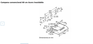 Campana extractora Bosch DUL63CC55 Inox