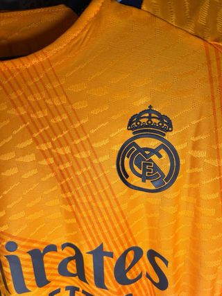 Camiseta Real Madrid Adidas Naranja Talla L