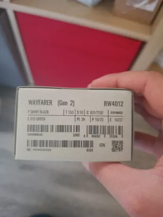 Ray-Ban Meta Wayfarer (Gen 2) Shiny Black Green