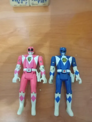 Muñecos Power Rangers (Pink & Blue)
