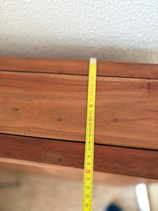 Mesa plegable colonial madera maciza