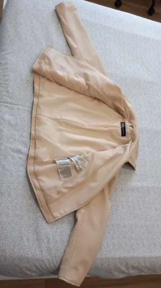Chaqueta Zara Talla S Beige