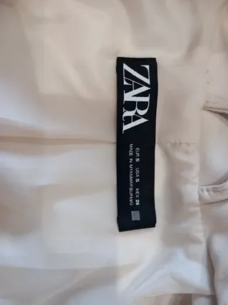 Chaqueta Zara Talla S Beige