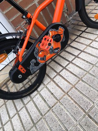 Bicicleta infantil Btwin naranja