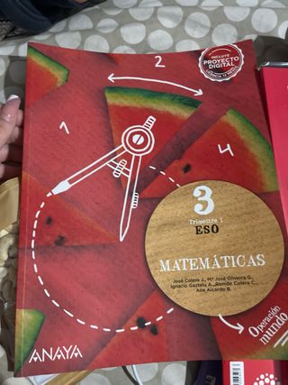 Pack trimestral de libros de texto de matemáticas