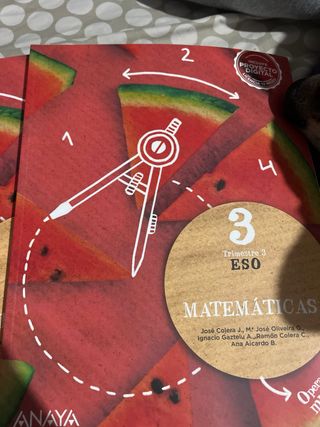 Pack trimestral de libros de texto de matemáticas