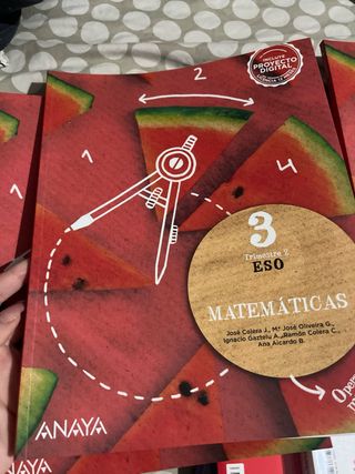 Pack trimestral de libros de texto de matemáticas