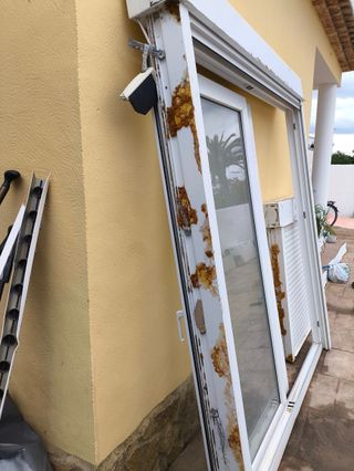 Balconera 200x228 corredera doble persiana manual