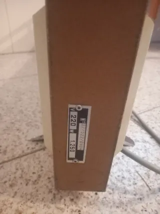 Estufa eléctrica vintage GARZA