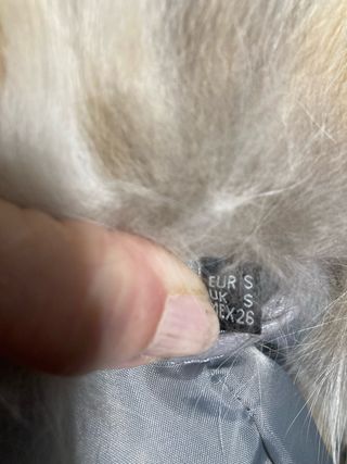 Chaleco Piel Lapin y Gris Auténtico