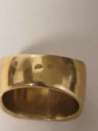 Anillo Sello Chapado en Oro
