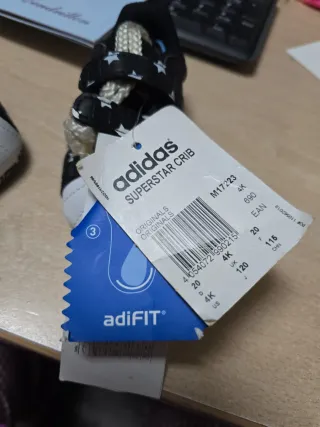 Adidas Superstar Crib Bebé Estrellas