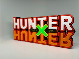 Logo 3D HUNTER x HUNTER | Decoración Colección