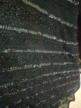 Blusa fiesta negra lentejuelas