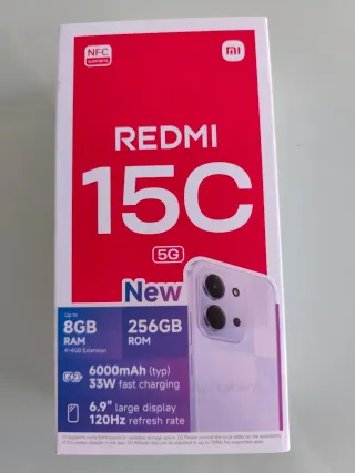 Xiaomi Redmi 15C 5G Negro