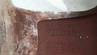 Ford 132833 llanta 98bg-fc cougar (mc) 2.0