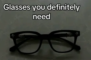 Gafas Chrome Hearts Negras y Doradas