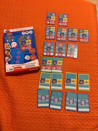 Paw Patrol Juego de Mesa Mi Primer Juego de Contar