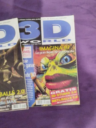 Lote revista 3d world