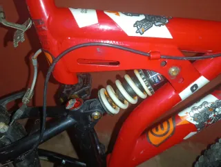 Bicicleta infantil 18 roja